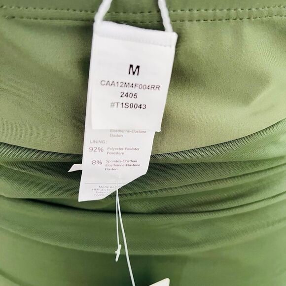 NWT CUPSHE One Piece Swimsuit Tummy Control Halter Neck Ruched Mesh Bathing Suit - Picture 10 of 14